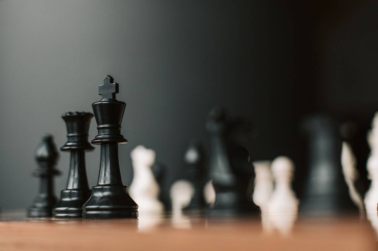 Chess pieces representing strategy